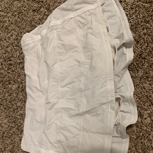 lululemon athletica Shorts - White lulu skirt Sz 8 lululemon athletica Shorts - White lulu skirt Sz 8